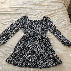 M black and grey spring dress